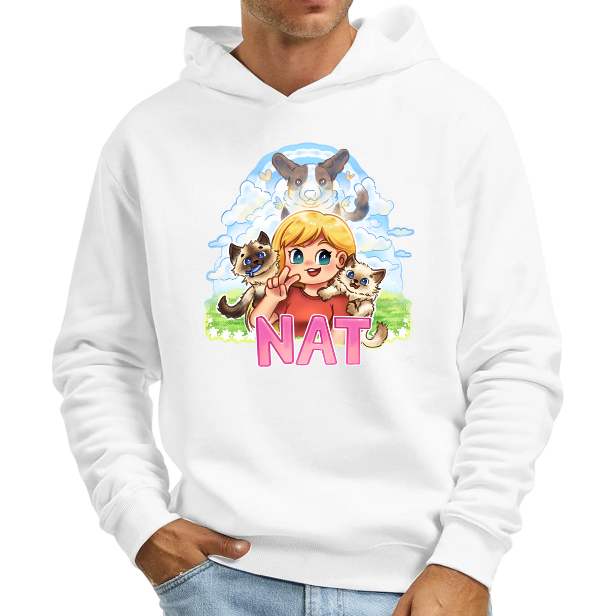Nat Kæledyr Hoodie Nat