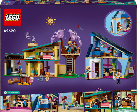 LEGO 42620 Friends Olly and Paisley's Family House, construction toy LEGO