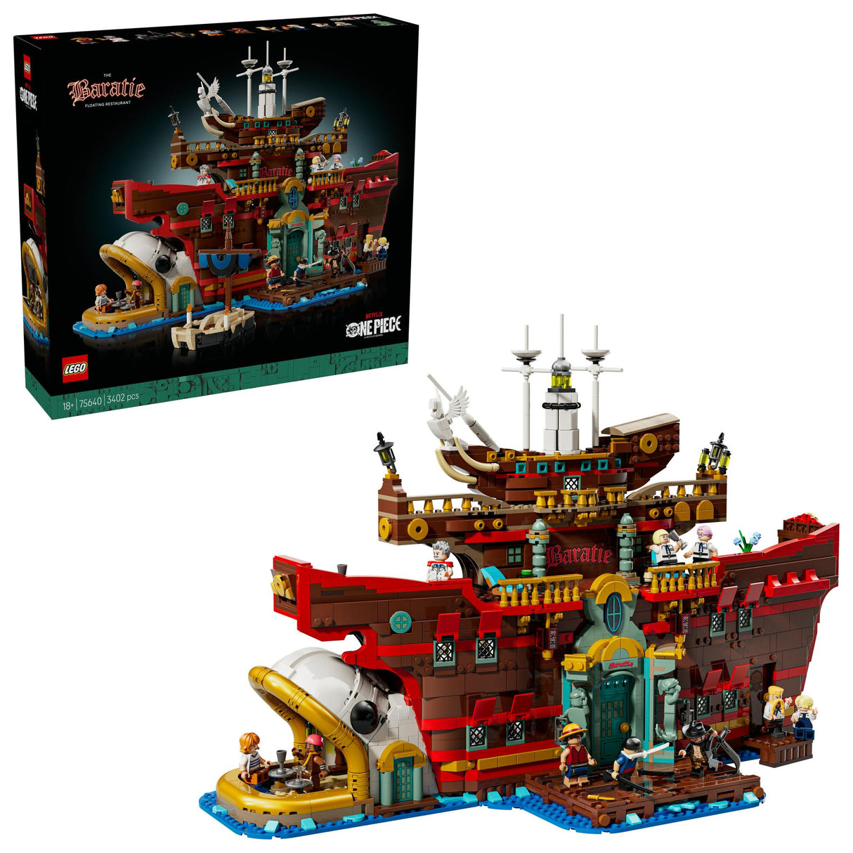 LEGO - ONE PIECE - The Baratie Floating Restaurant (75640) LEGO