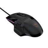 Turtle Beach Command MC3 – kablet gamingmus, sort – Sort mus på mørk baggrund