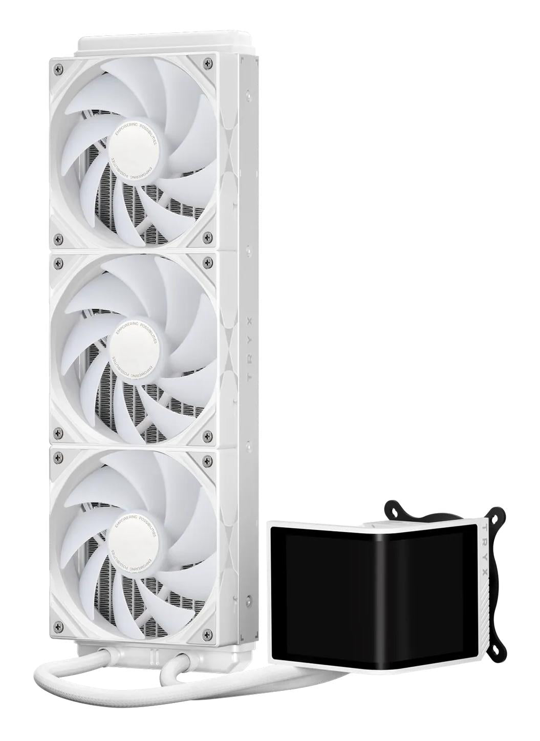 TRYX PANORAMA SE 360 mm AIO Liquid Cooler ARGB White TRYX