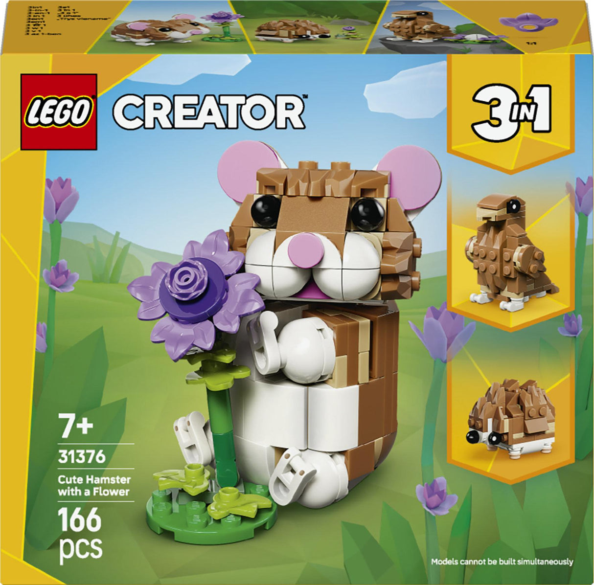 LEGO - LEGO Creator - Cute Hamster with a Flower (31376) LEGO