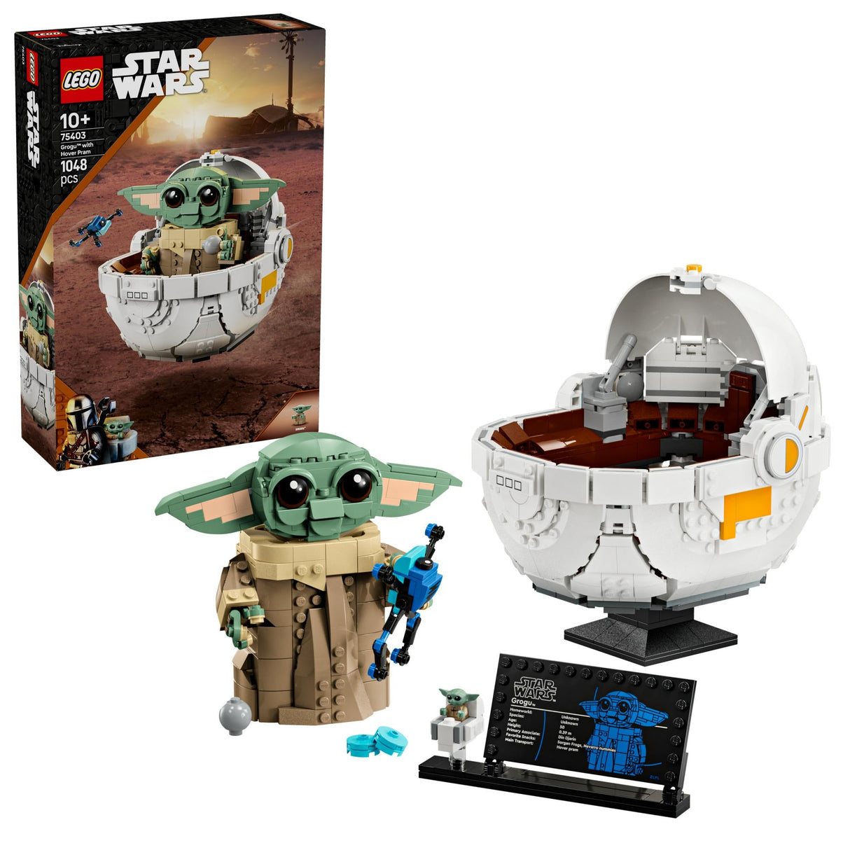 LEGO 75403 Star Wars Grogu in his repulsor cradle LEGO