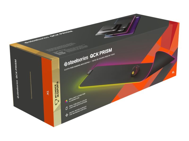 SteelSeries QcK Prism XL Mauspad mit Licht 