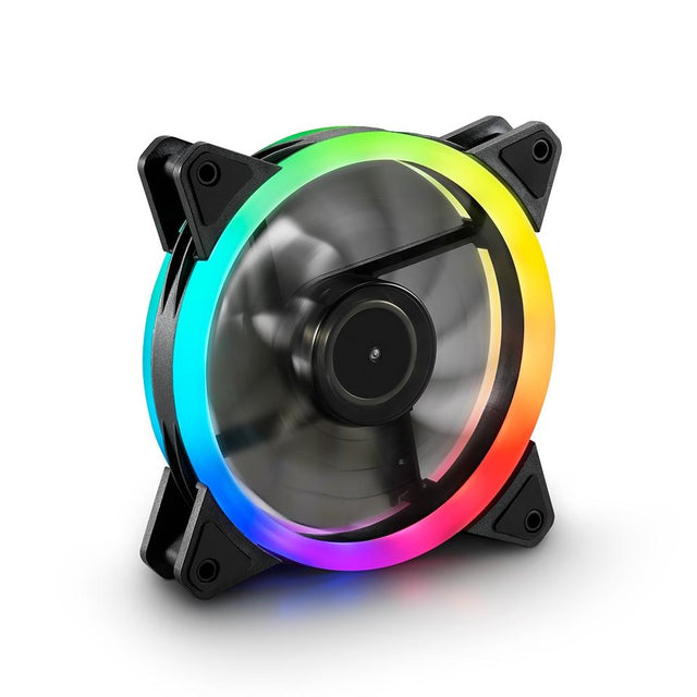 Sort Sharkoon SHARK Blades RGB 120 mm blæser med oplyst ARGB-ring