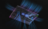 ASUS ROG Strix G16 G614FP-S5062W – indvendig opbygning eller underside; tastaturlayout illustrativt
