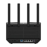 ASUS RT-BE92U – bagpanel med netværks- og USB-porte