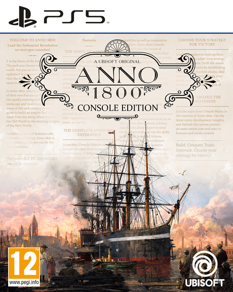 Anno 1800 – PlayStation 5 – spilomslag