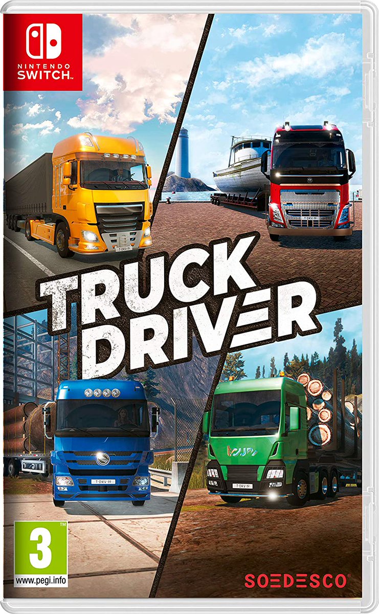 Truck Driver Nintendo Switch – Emballage