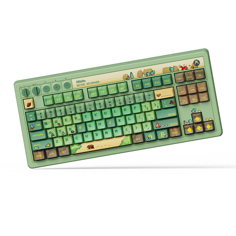 8BitDo Retro 87 mekanisk tastatur – Forest Wonder – US ANSI – produktfoto