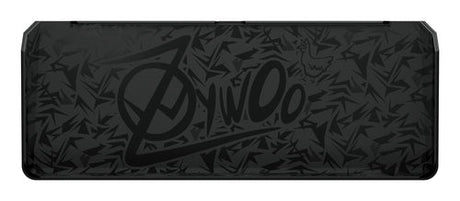 ASUS ROG Falchion Ace HFX ZywOo Edition – lukket låg set ovenfra; tastaturlayout illustrativt