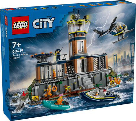 LEGO 60419 City Prison Island Police Station Construction Toy LEGO