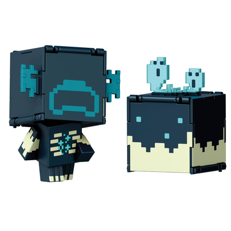 Minecraft - Mob Head Minis Flipping Figs - Warden & Sculk Catalyst Minecraft