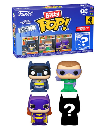 Funko! - Bitty POP 4PK DC Batman Adam West (71314) Funko