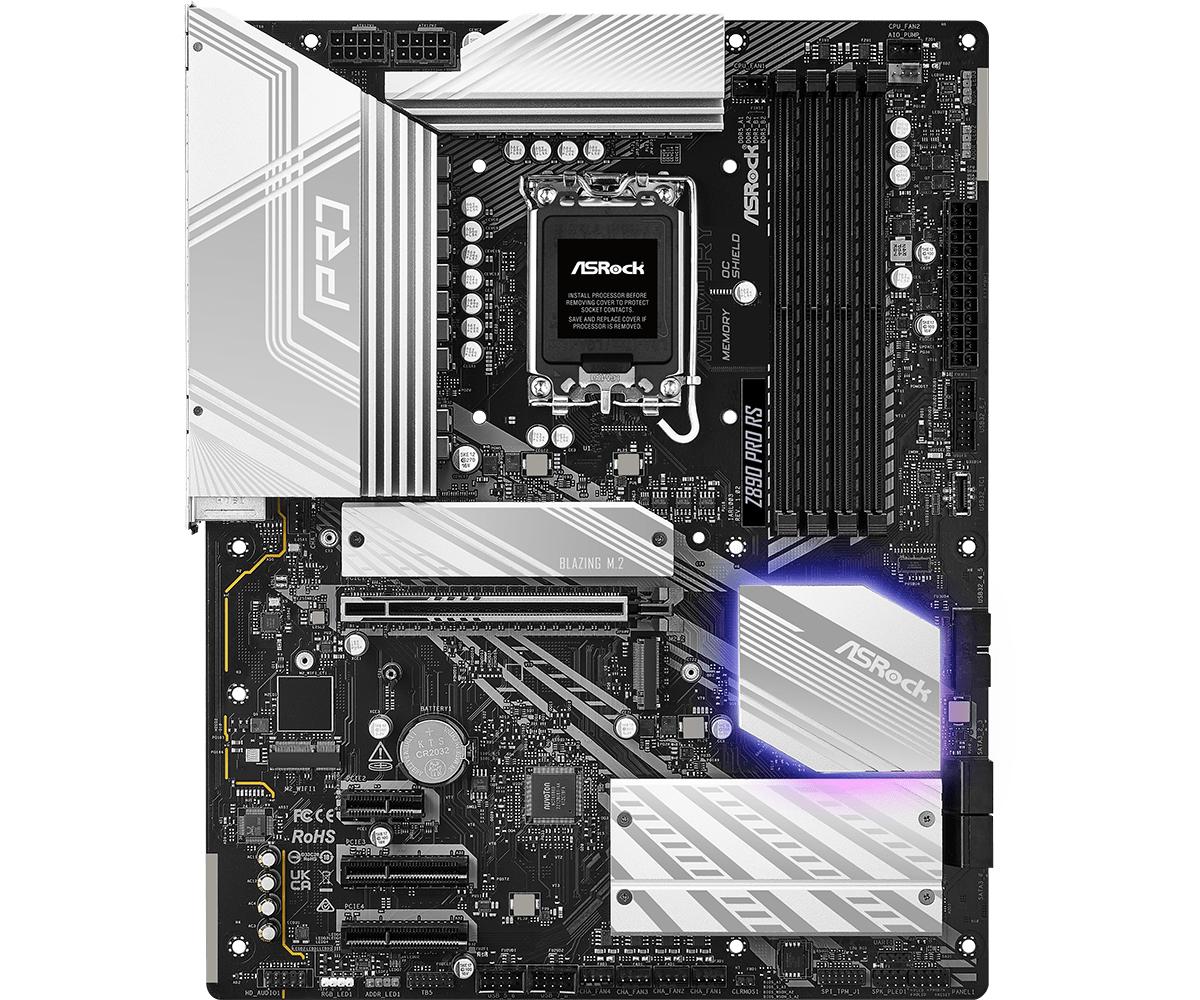 ASRock Z890 Pro RS Motherboard ATX LGA-1851 Intel Z890 ASRock