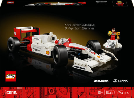 LEGO 10330 Icons McLaren MP4/4 & Ayrton Senna, construction toy LEGO