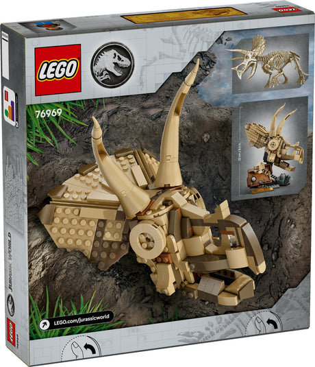LEGO 76969 Jurassic World Dinosaur Fossils: Triceratops Skull LEGO