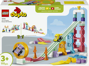 LEGO DUPLO 10478 – 3-i-1 kreative ramper med køretøjer – produktbillede 1