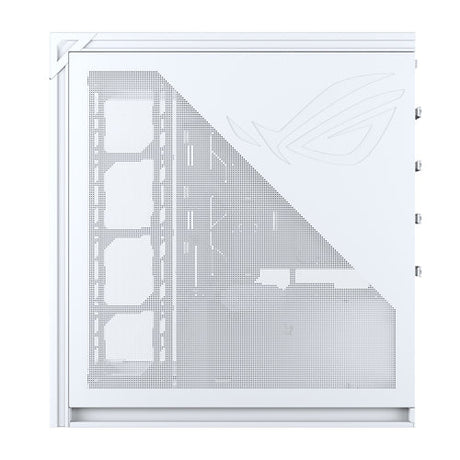 ASUS ROG CRONOX GR801 CURVE TG ARGB WHITE – set skråt forfra (vinkel 4)