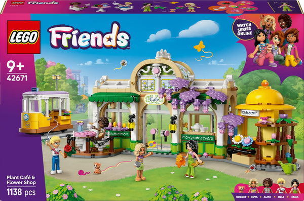 LEGO 42671 Friends Pflanzencafé und Blumenkiosk