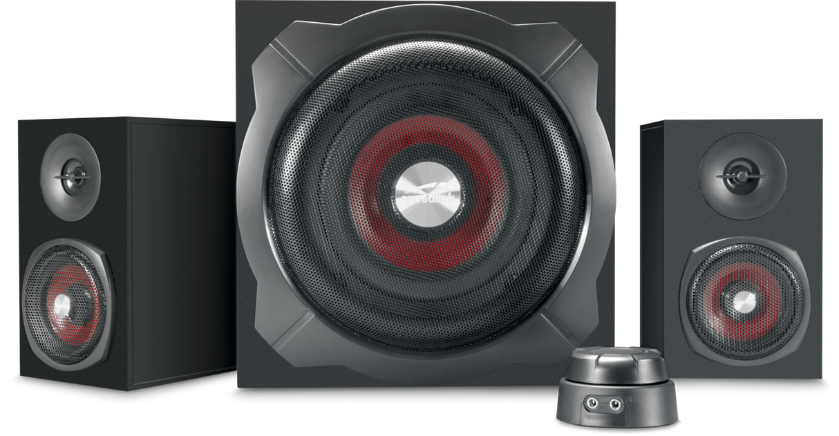 SpeedLink GRAVITY 2.1 Subwoofer System, black