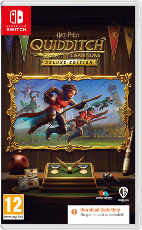 Harry Potter: Quidditch Champions (Deluxe Edition) (Code in Box) – Nintendo Switch-emballage