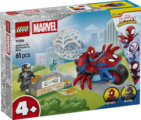 LEGO 11206 Marvel Spidey and his super friends Spidey on motorcycle vs. Rhino Lego
