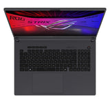ASUS ROG Strix G18 G815JPR-S9038W – taster og arbejdsflade set ovenfra