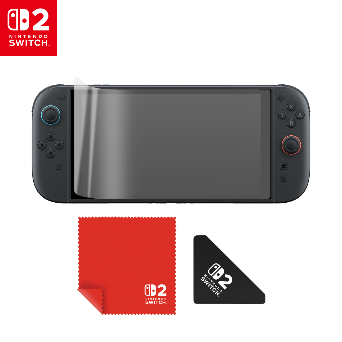 Turtle Beach Screen Protector Kit – Nintendo Switch 2 – 2 stk. – skærmbeskyttelse og tilbehør; konsol medfølger ikke