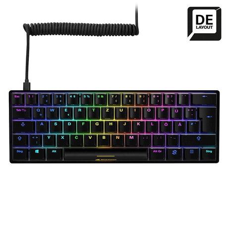 DE layout - Sharkoon SKILLER SGK50 S4, gaming keyboard (black, Kailh Brown) Sharkoon
