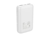 Power bank 10 000 mAh, 2x USB-A, 1x USB-C Deltaco