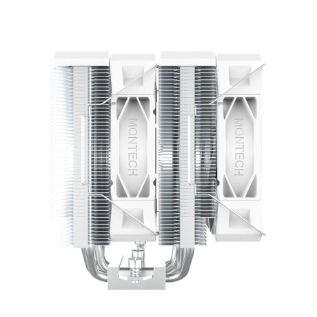 Montech NX600, dual tower, 6 HP CPU Cooler, White Telon Technology Co Ltd (Montech)