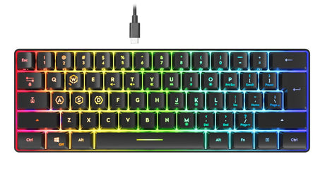 Speedlink - LETOS RGB 60% Gaming Keyboard - US Layout - Black Speedlink