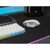 CORSAIR Gaming M65 RGB ULTRA WIRELESS Optisches Funkkabel Weiß