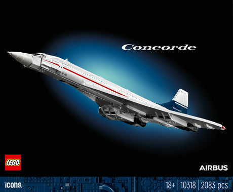 LEGO 10318 Icons Concorde, construction toy LEGO