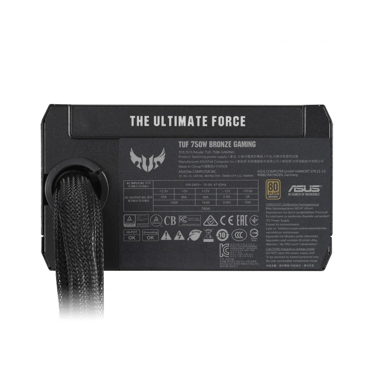 ASUS TUF GAMING 750W 80+ Bronze Power Supply ASUS