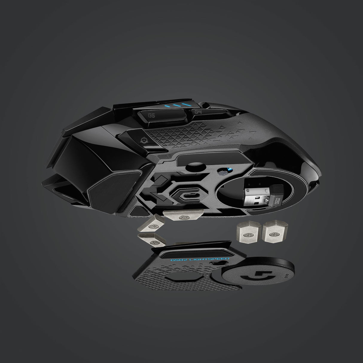 Logitech G502 Lightspeed Wireless - Gaming Mus - Sort Logitech