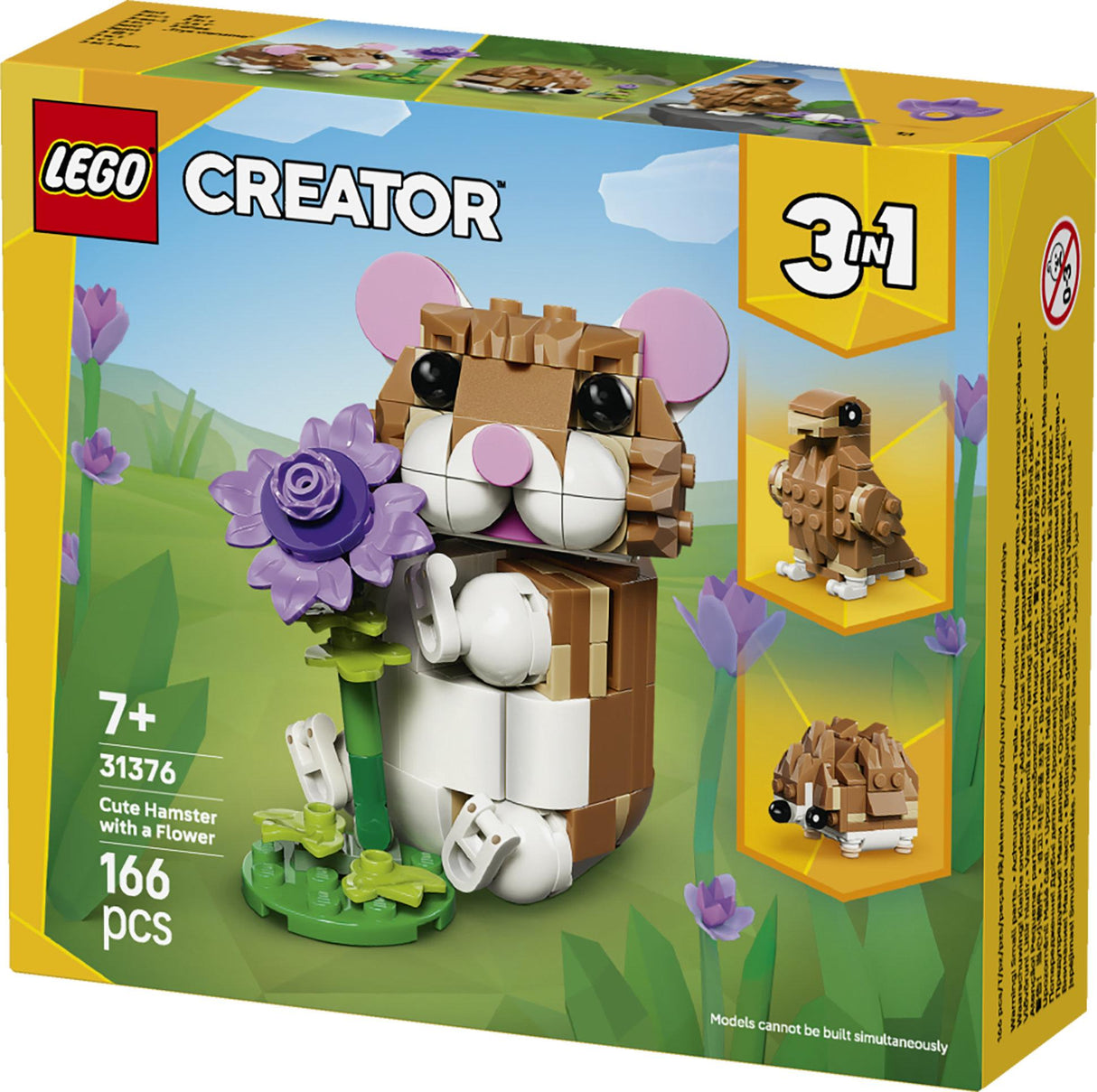 LEGO - LEGO Creator - Cute Hamster with a Flower (31376) LEGO