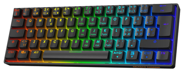 Deltaco Gaming DK470 mekanisk 60 %-tastatur – nordisk