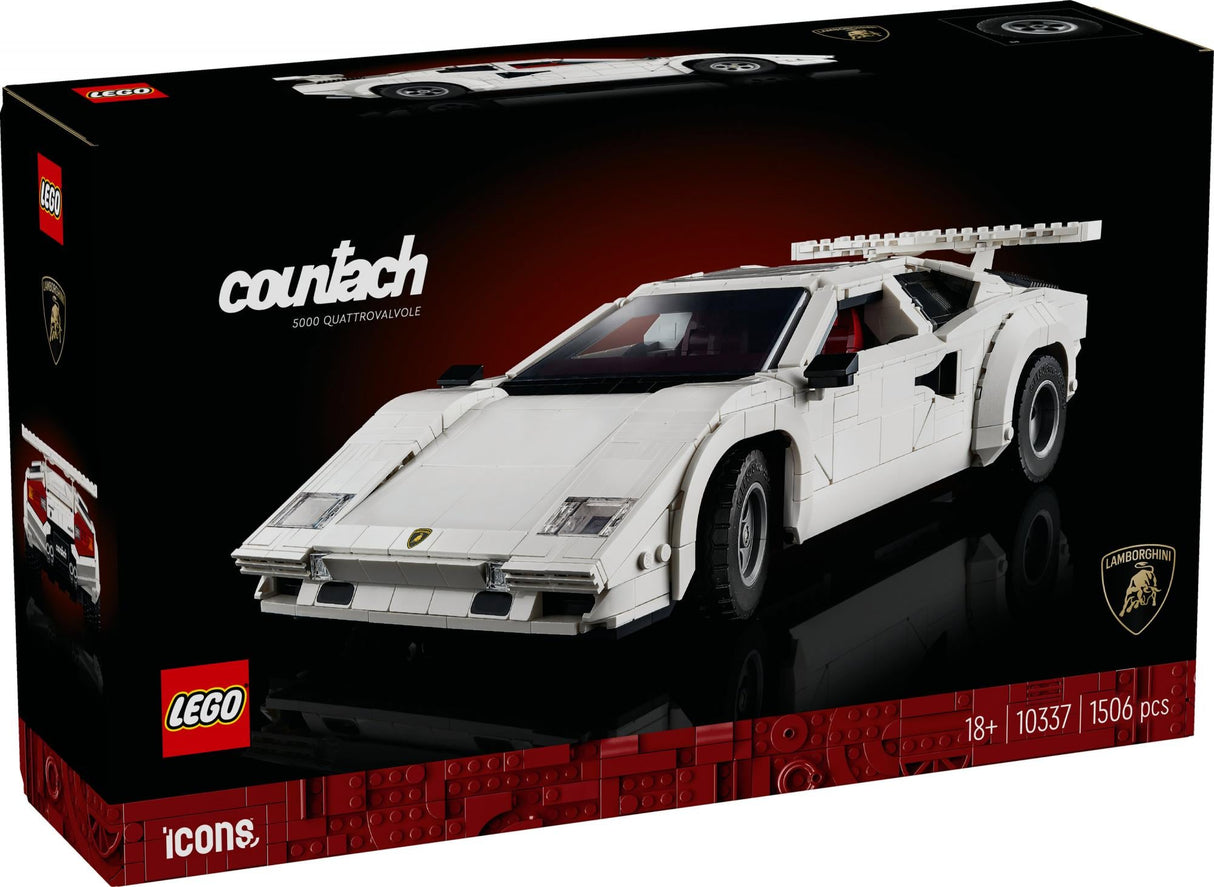 LEGO - Icons - Lamborghini Countach 5000 Quattrovalvole (10337.) LEGO