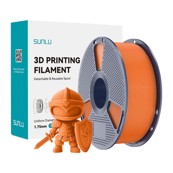 Sunlu PLA+ filament – Sunny Orange, 1,75 mm, 1 kg