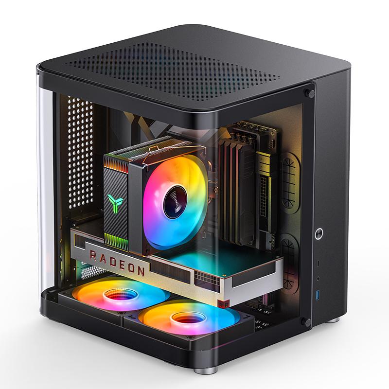 Jonsbo TK-1 Black, Micro ATX/ITX, rounded glass Dongguan Sibositong Industrial Co., Ltd. (Jonsbo)