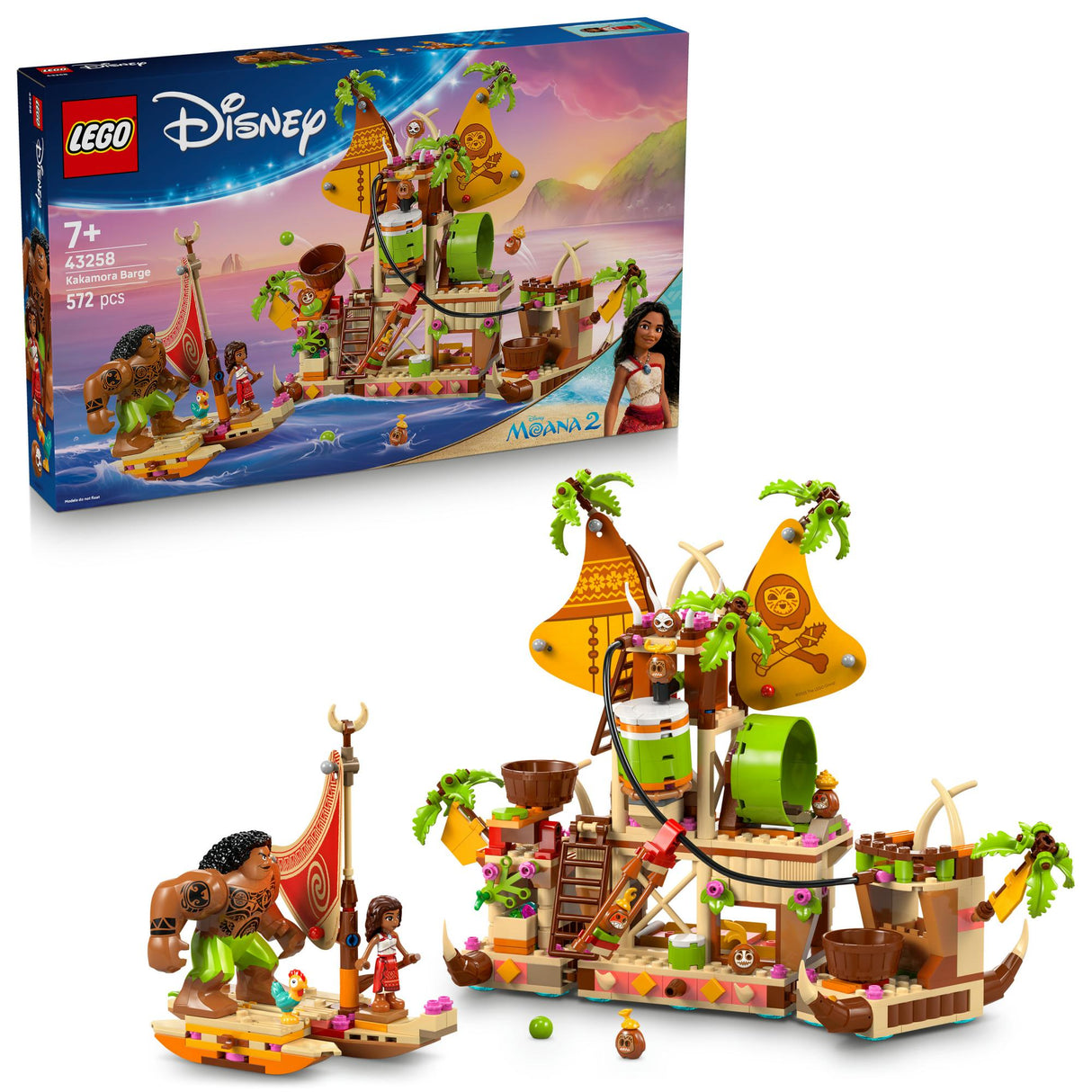 LEGO 43258 Disney Princess Kakamora Barge, construction toy LEGO