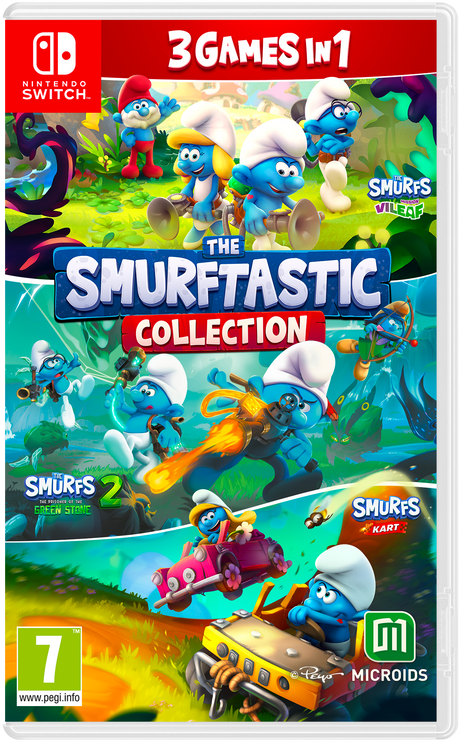 The Smurftastic Collection 3-in-1 Nintendo Switch – Switch-emballage