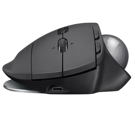 Logitech - MX Ergo Graphite Wireless Trackball