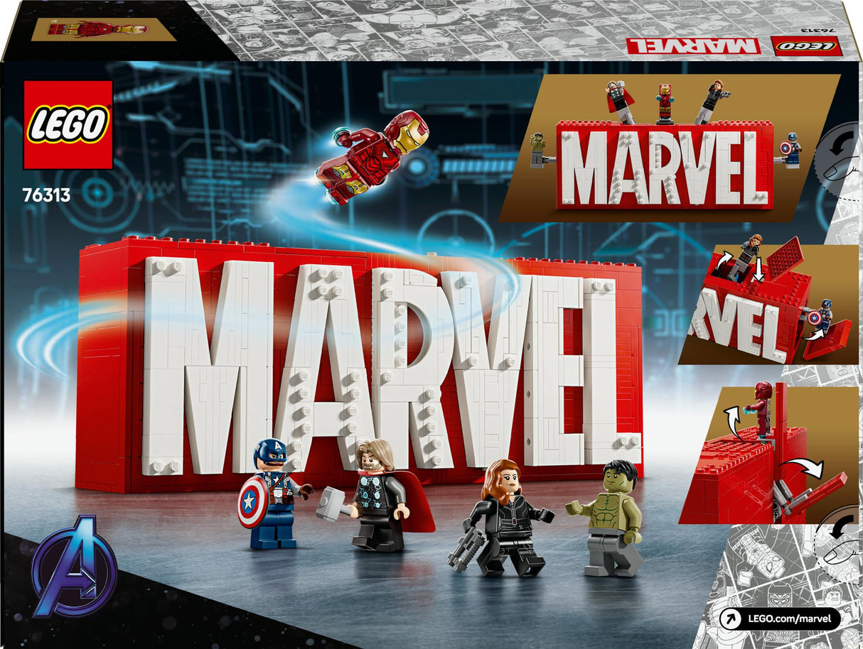 LEGO 76313 Marvel Logo & Minifigures LEGO