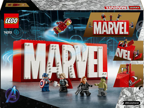 LEGO 76313 Marvel Logo & Minifigures LEGO
