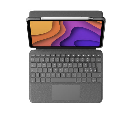 Logitech - Folio Touch for iPad Air (4th generation) - OXFORD GREY - Nordic