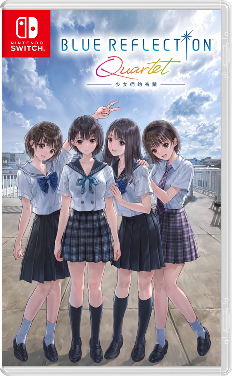 Blue Reflection Quartet: Shoujo-tachi no Kiseki (Import) – Nintendo Switch – forside