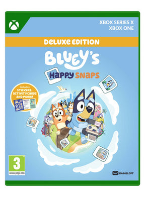 Bluey's Happy Snaps – Deluxe Edition – Xbox One / Xbox Series X – spilomslag